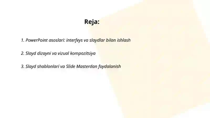 Power Point, Publisher va vedio yaratuvchi dasturlarda ishlash 2
