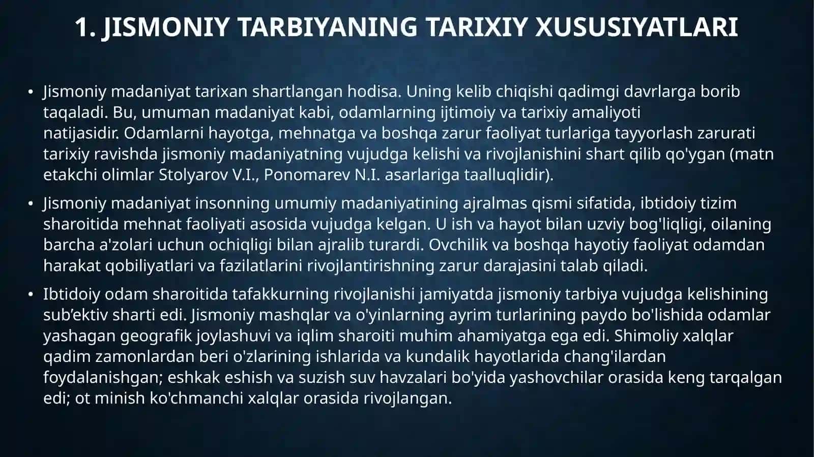 Jismoniymadaniyatning jamiyatdagi vazifalari va shakllari 2