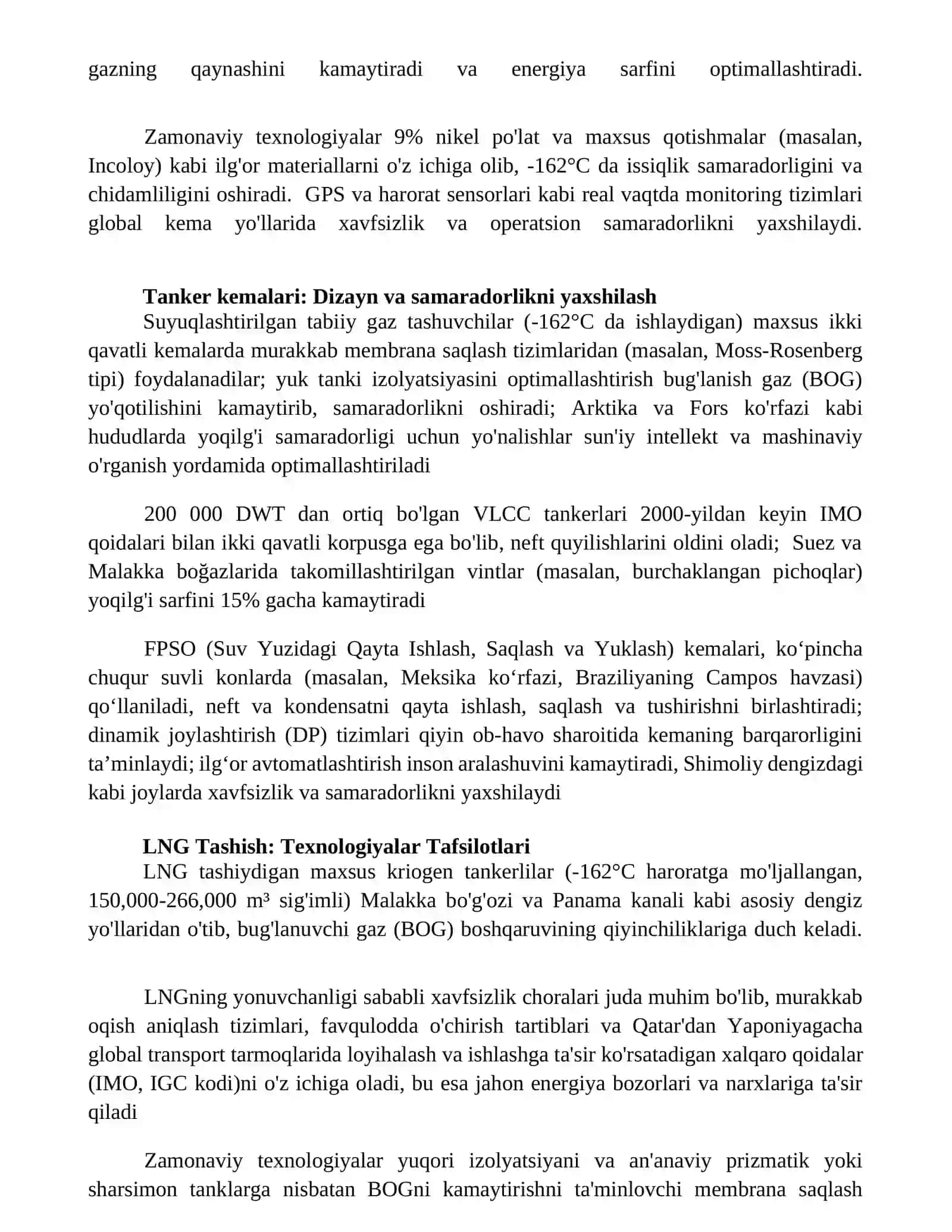 Neft-gaz kondensatini uzatish sanoatdagi yangi zamonoviy texnalogiyalari 2