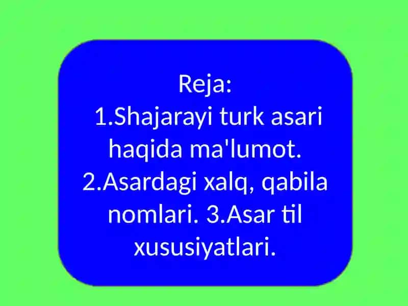 Shajarayi turk va mo g ul (Turkiy xalklar va mo g ullar ʻ ʻ ʻ ʻ shajarasi) 2