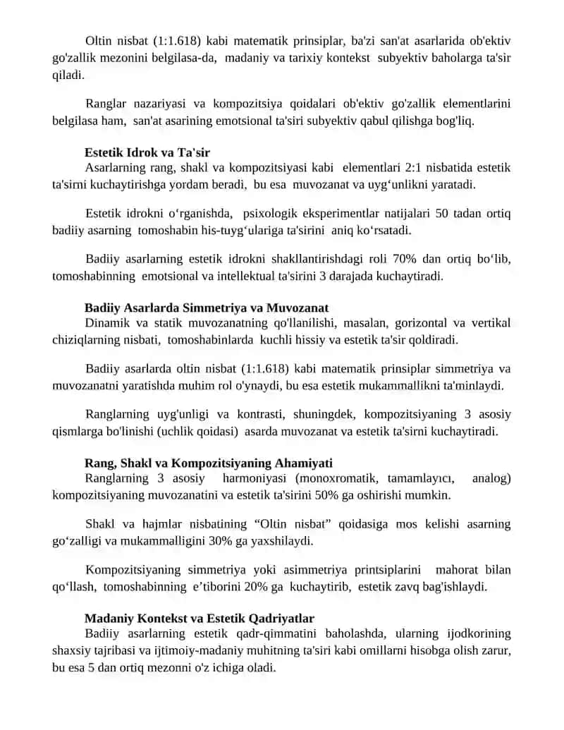 Dungoni estetik idroj etishda badiiy asarlarning ahamiyati 2