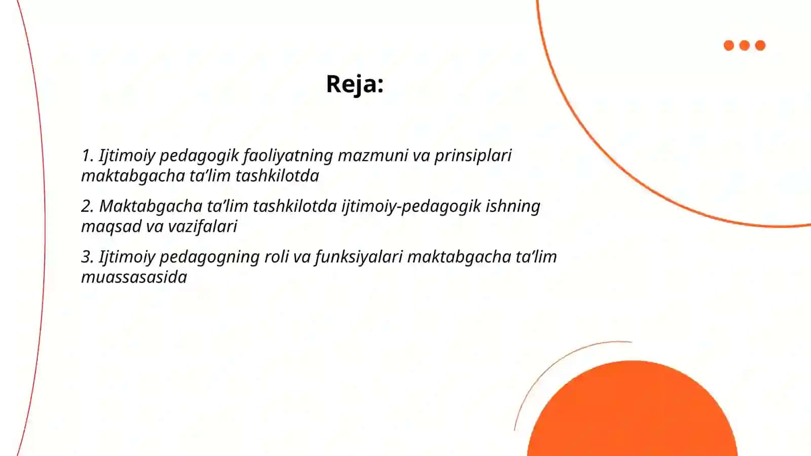Maktabgacha taʼlim tashkilotda ijtimoiy pedagogik faoliyatni tashkil etish 2