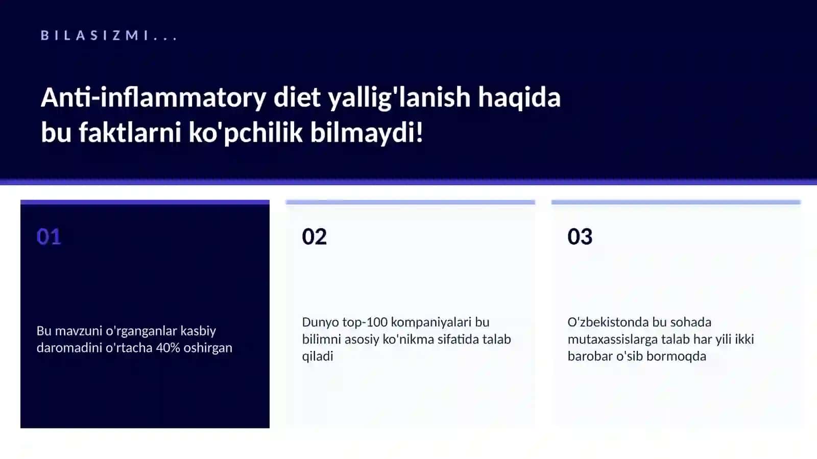 Anti-inflammatory diet yallig'lanish 2