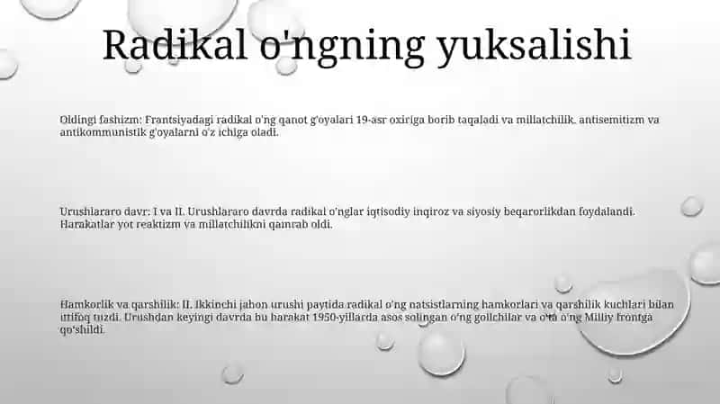 Birinchi Va Ikkinchi Jahon Urushi Oralig'Ida Fransiya Rustamova 2