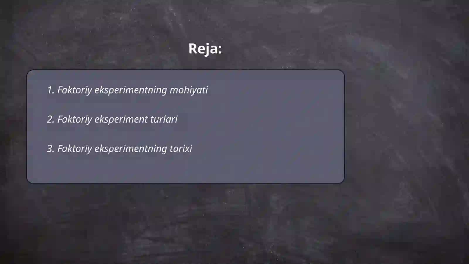 Psixologiyada faktoriy eksperiment 2