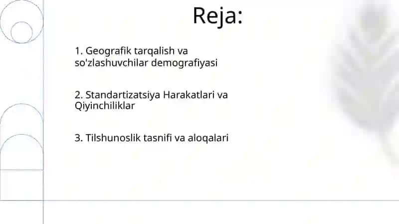 Turk tilining dunyo tillari orasida tutgan oʻrni 2