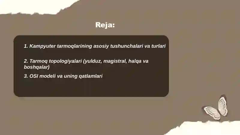 Kampyuter tarmoqlari 2