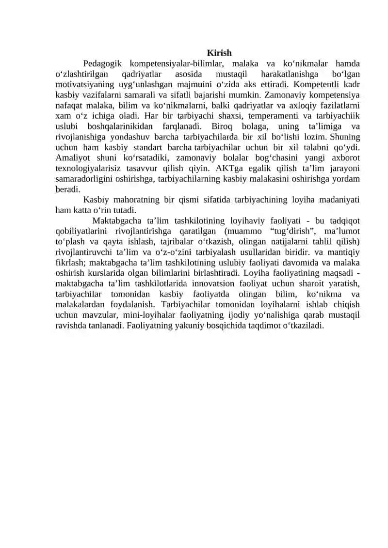 Tarbiyachi shaxsida ijtimoiy munosabatlarni rivojlantirishga oid kasbiy kompetentlikni rivojlanishi 2