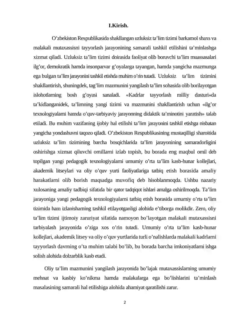 Boshlang'ich sinflarda yuza tushunchasiga oid masalalar yechishga o'rgatish metodikasi 2