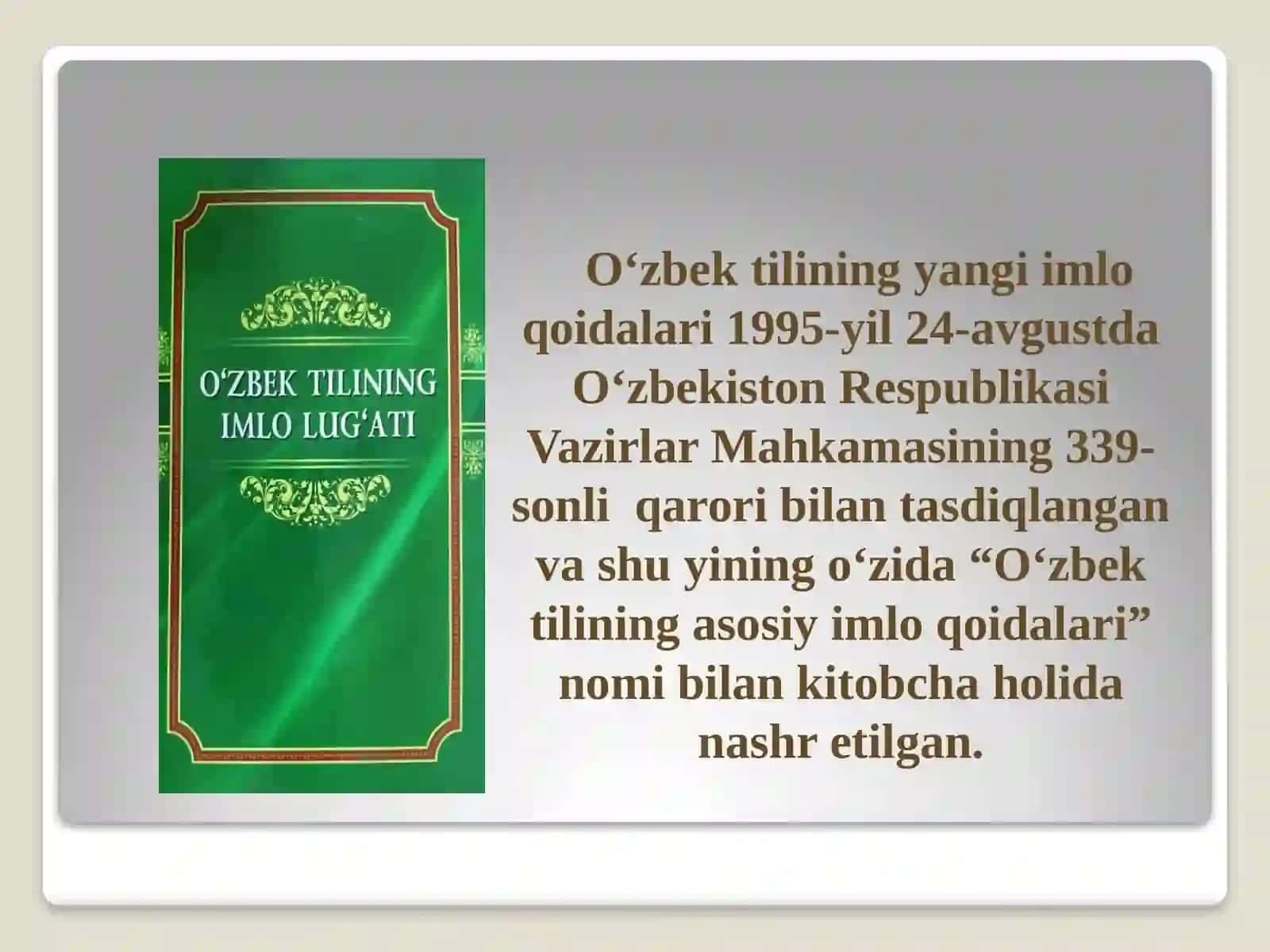 o'zbek tilining asosiy imlo qoidalari 2