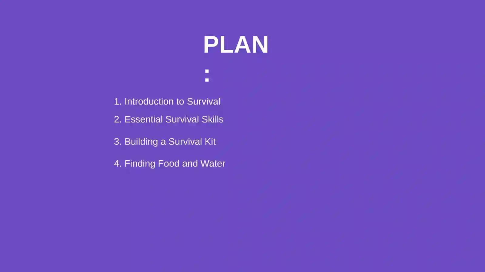 Survival Skills Training 2