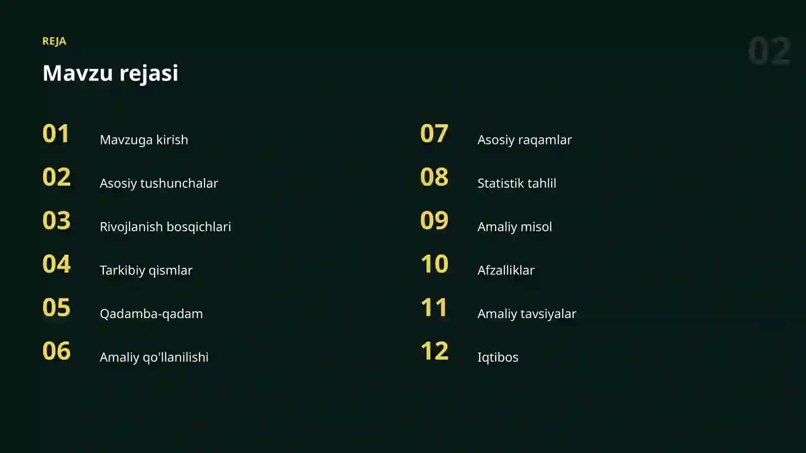 OPTIMIZATSIYA ALGORITMLARI 2