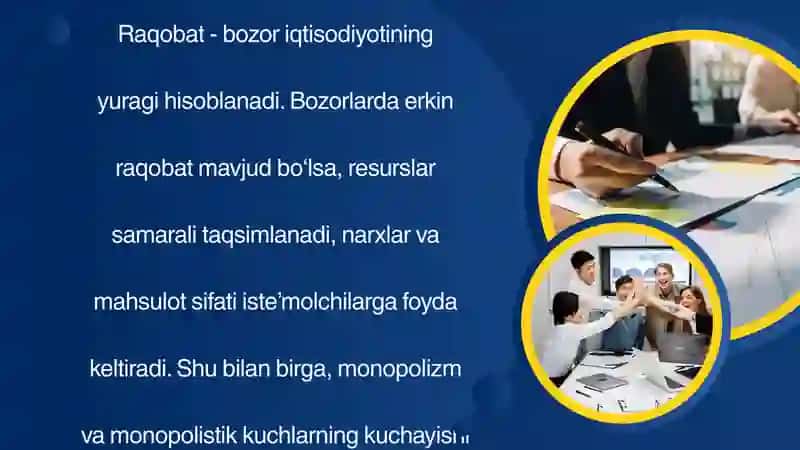 IQTISODIYOTDA MONOPOLIZMGA QARSHI SIYOSAT VA RAQOBATNI RIVOJLANISHI 2