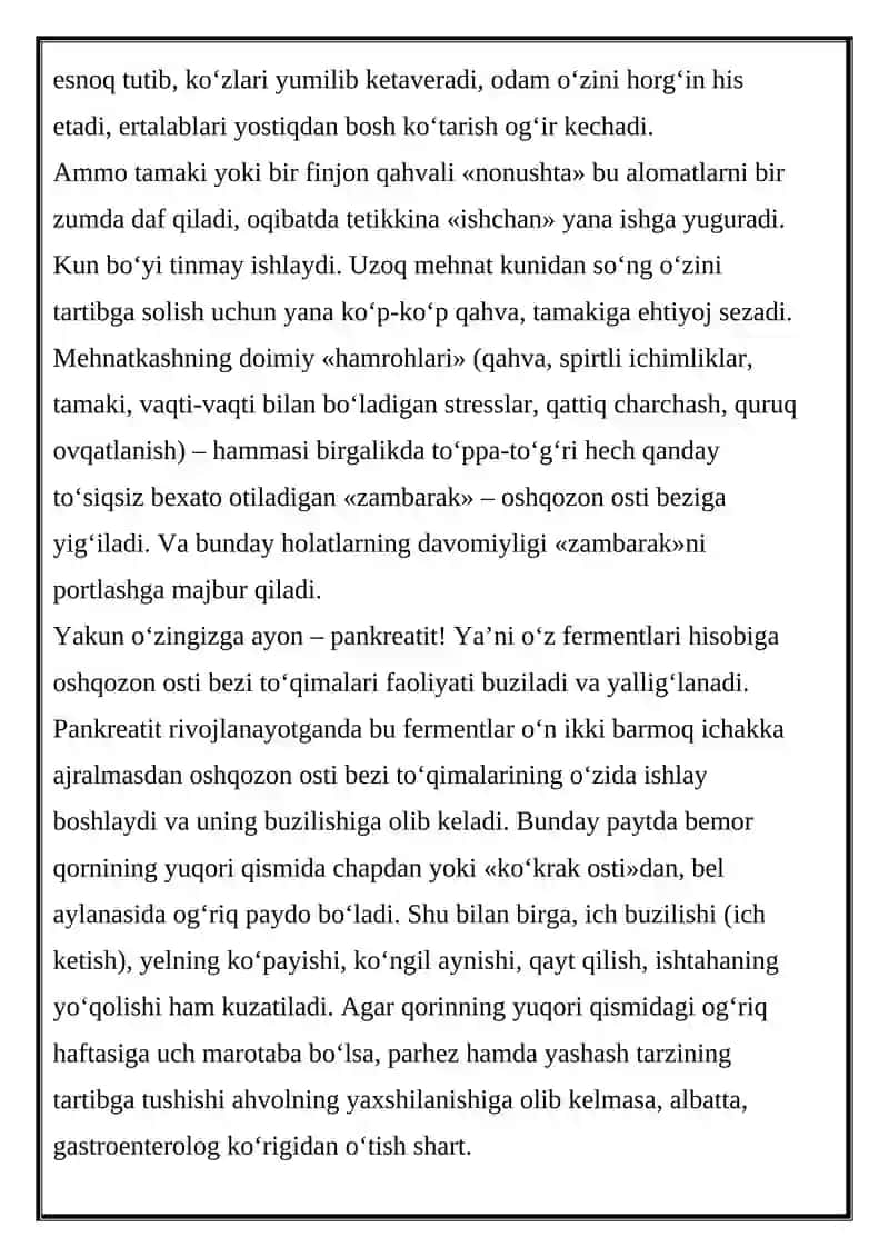 OSHQOZON OSTI BEZI KASALLIKLARI 2