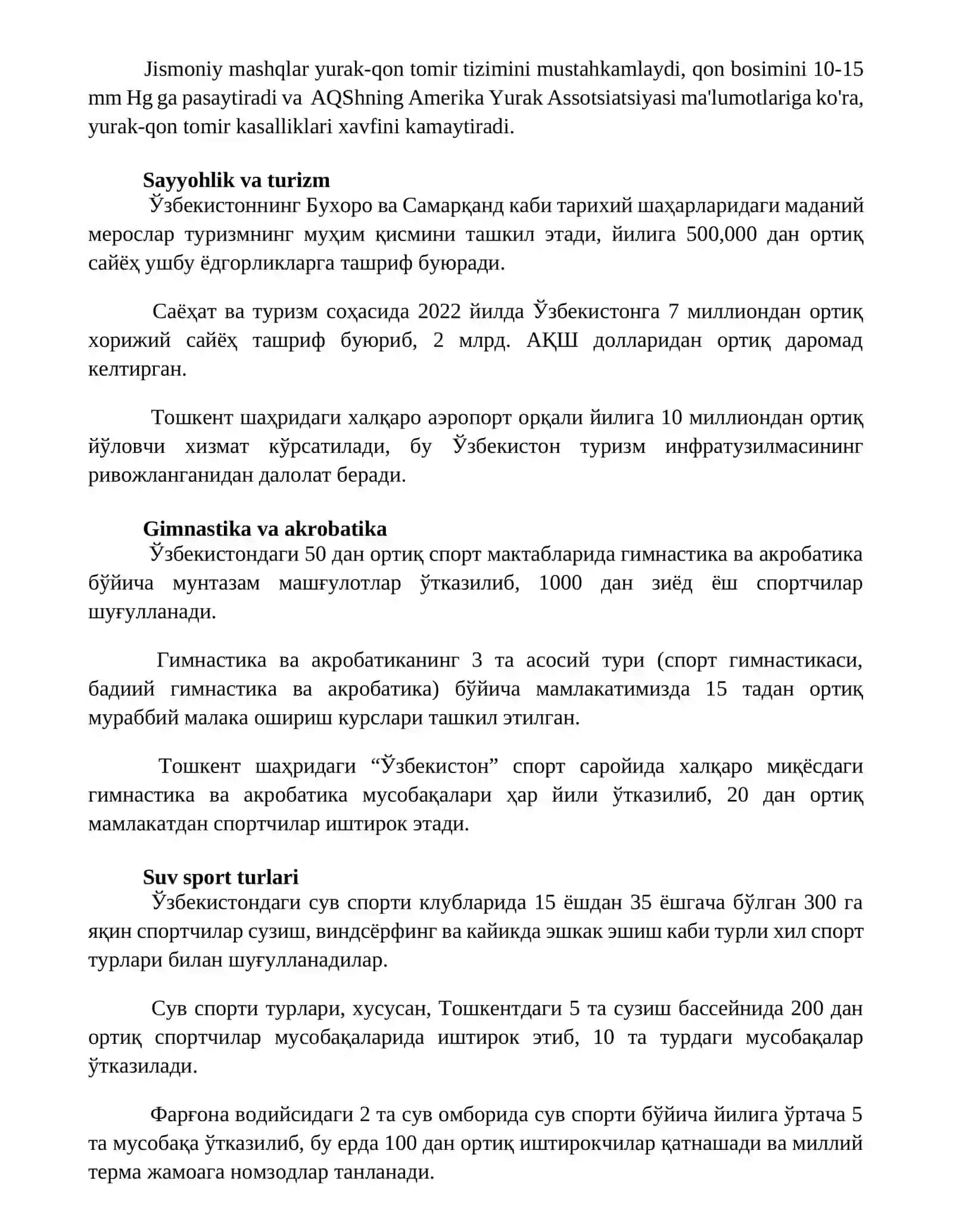 Jismoniy tarbiya mashg'ulotlari 2