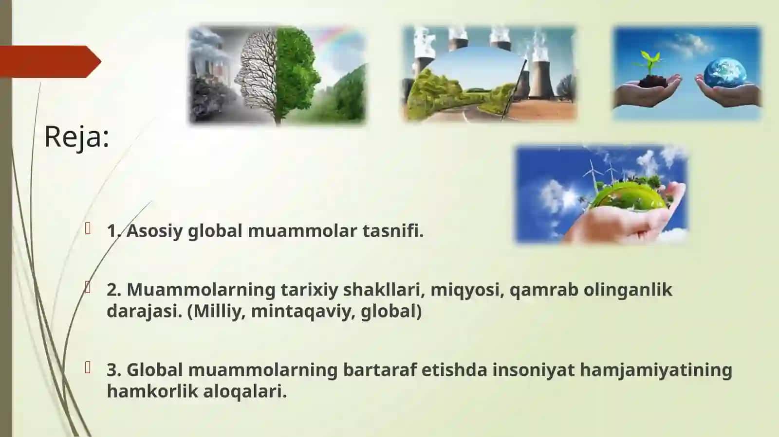 Hozirgi zamon jamiyatining global muammolari va jamiyatni rivojlantirish istiqbollari 2
