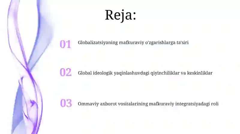 Globallashuv va mafkuraviy integratsiya 2
