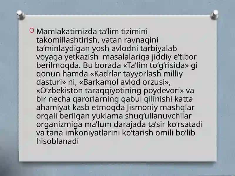 BOSHLANG‘ICHSINF O‘QUVChILARIDA XARAKATLI O‘YINLAR ORQALI JISMONIY TAYYORGARLIGINI OSHIRISH 2