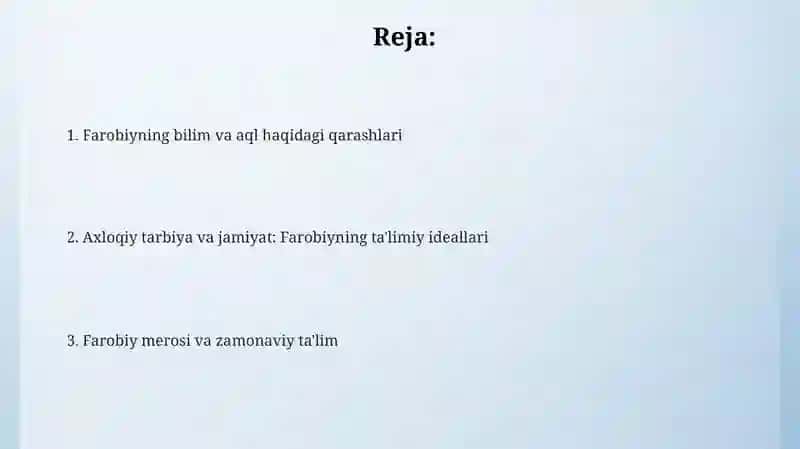 Abu Nasr Farobiyning pedagogik qarashlari 2