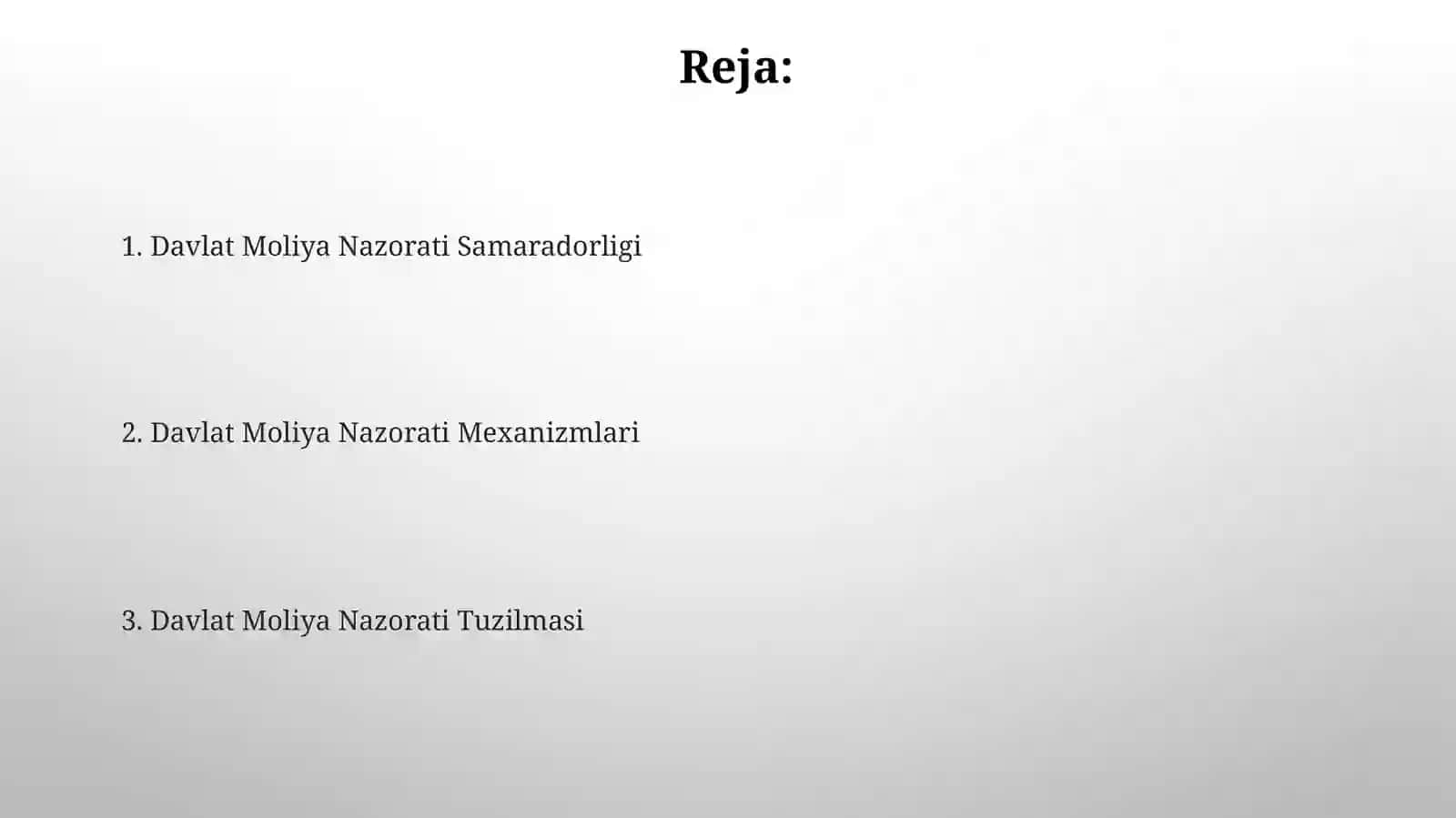Davlat moliyaviy nazorati 2