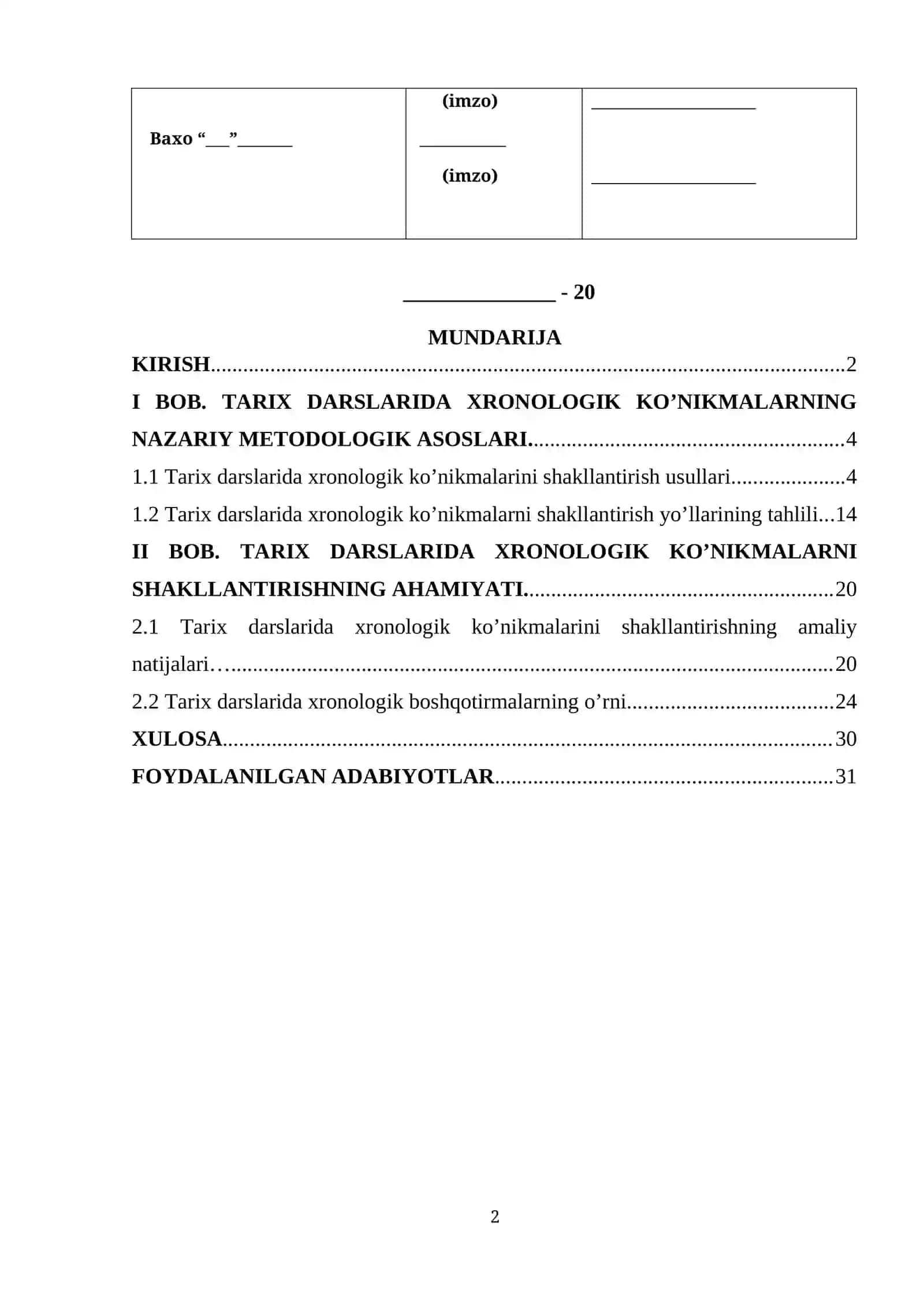 Tarix darslarida xronologik ko'nikmalarni shakllantirish usullari 2