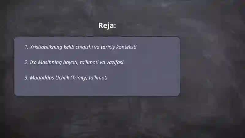 Xristianlik tarixi 2