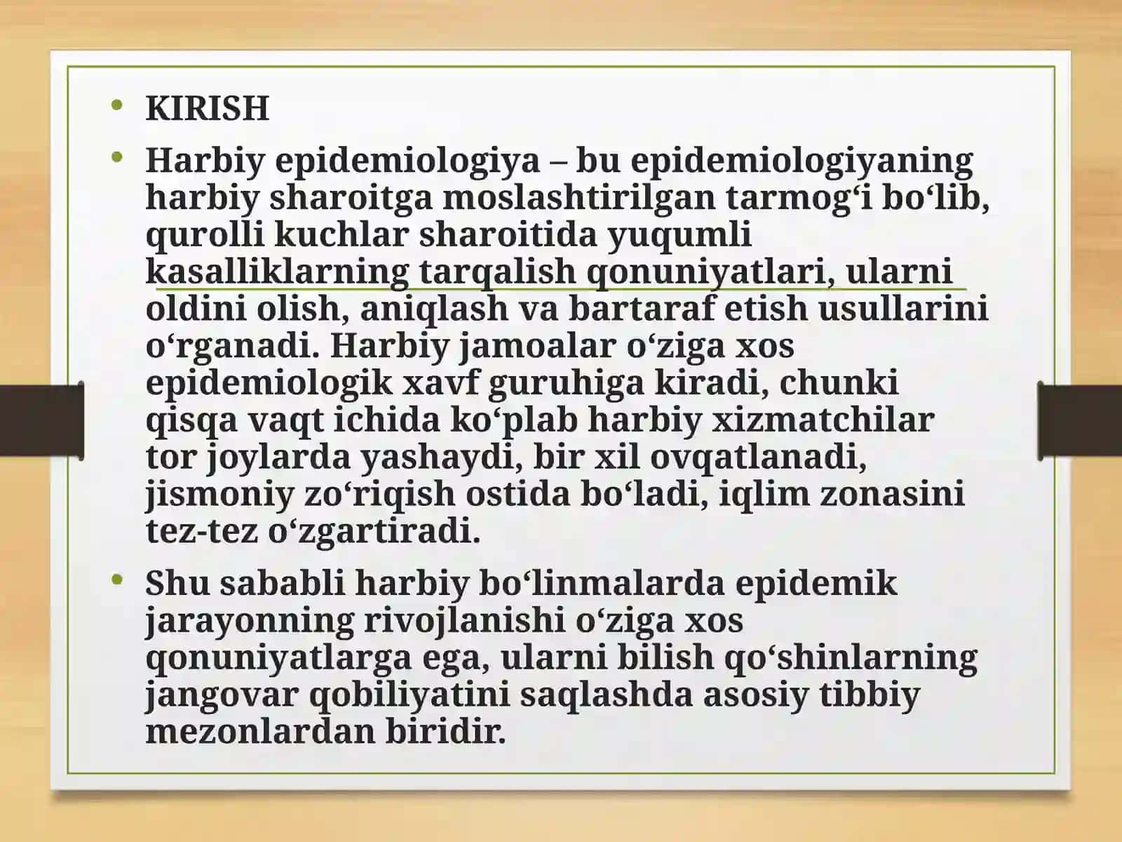 Tibbiy epidemiologiya 2
