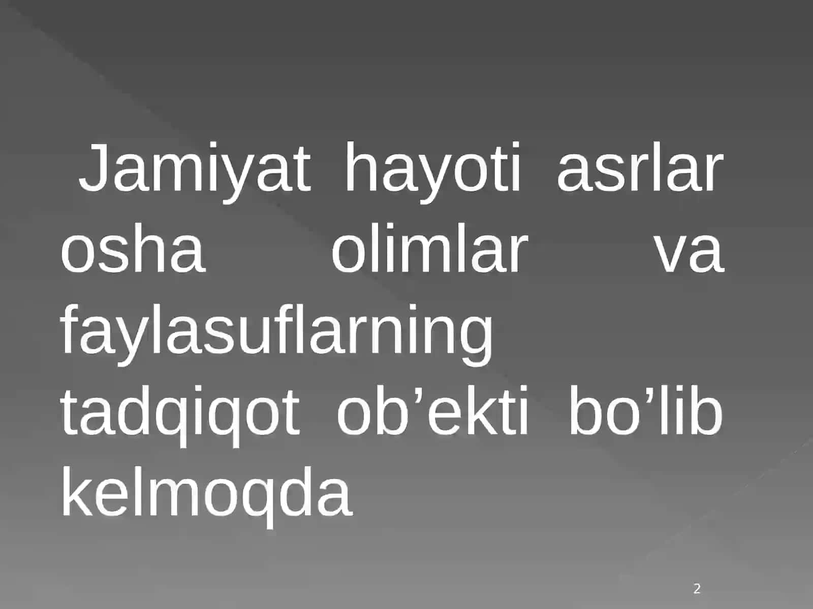 Jamiyatfalsafasi 2