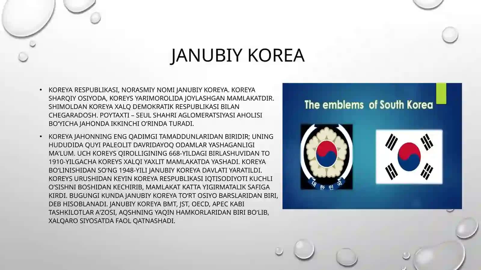Koreya respublikasi iqtisodiy siyosati 2