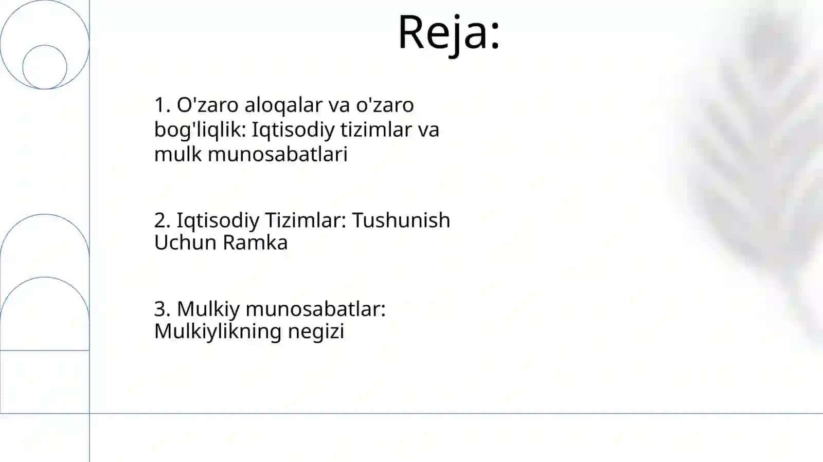 Iqtisodiy tizim modellari va mulkchilik munosabatlari 2