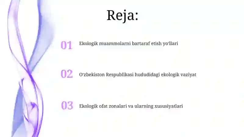 Oʻzbekiston Respublikasi hududidagi ekologik vaziyatlar va ekologik falokatli zonalar 2