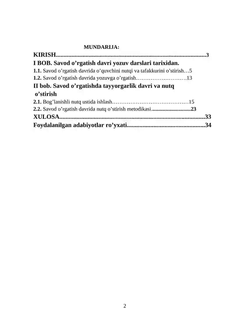 Savod O‘rgatish Davri Yozuv Darslarida Nutq O‘stirish 2