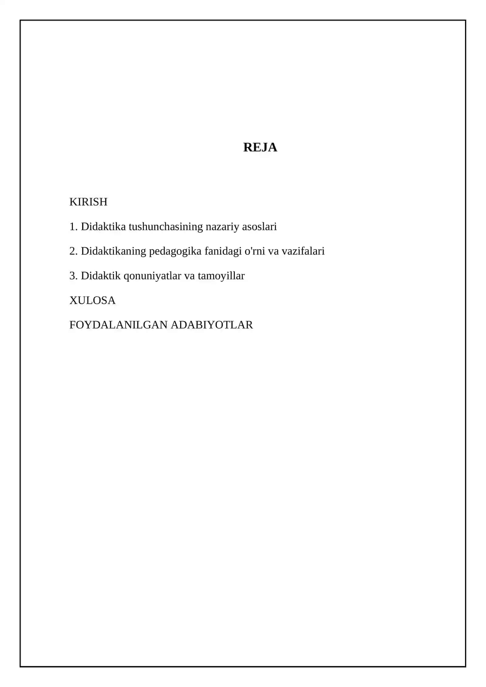 “Didaktika” tushunchasining mohiyati. Didaktika - pedagogika fanining tarkibiy qismi sifatida 2