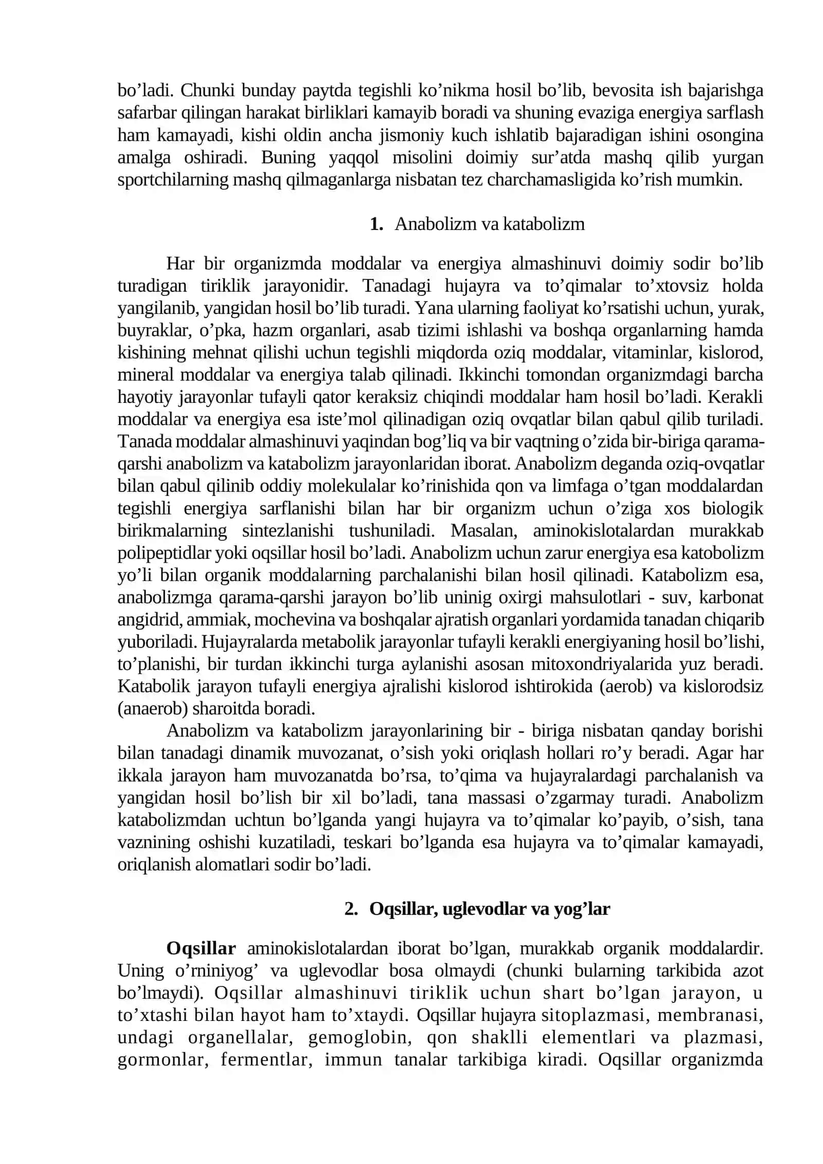 Moddalar va enеrgiya almashinuvi va uning yoshga oid xususiyatlari 2