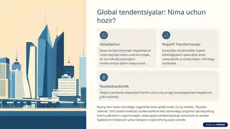 Tarmoqlarga zamonaviy chet el texnologiyalarini kiritish: Imkoniyatlar va chaqiriqlar 2