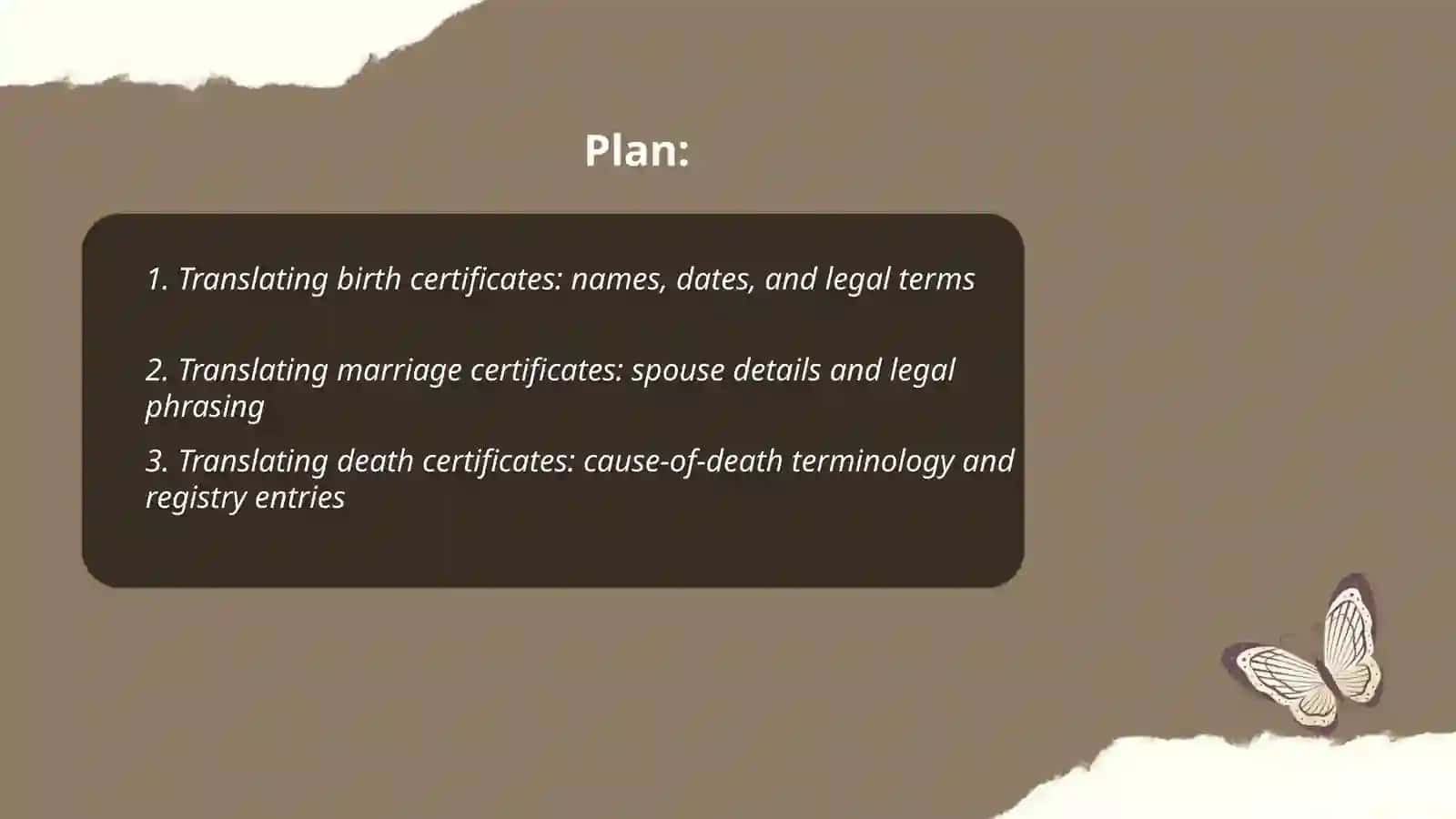 Legal or Official Document Translation 2