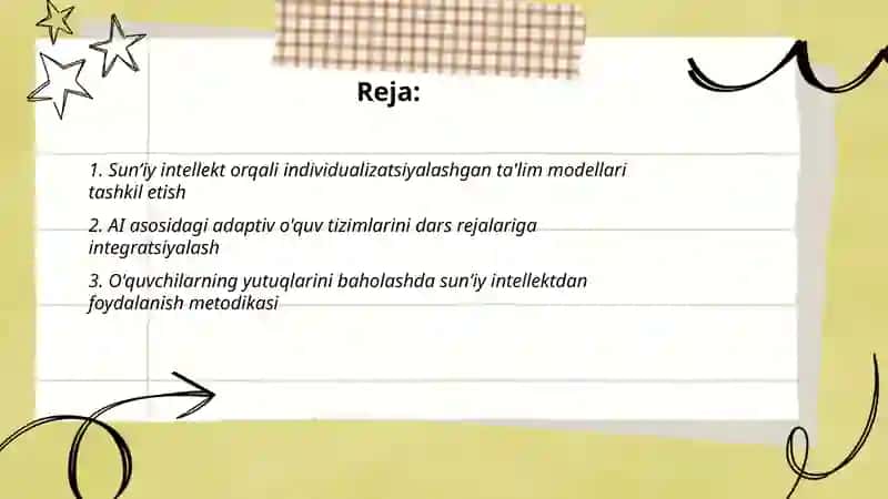 Sunʼiy intellektdan foydalanib oʻquv jarayonlarini toʻgʻri tashkil etish 2