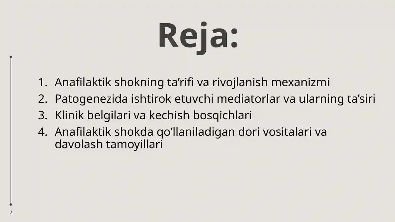 Anafilaktik shok va uni davolash 2