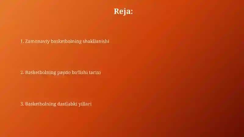 Basketboll vujudga kelishi tarixi 2