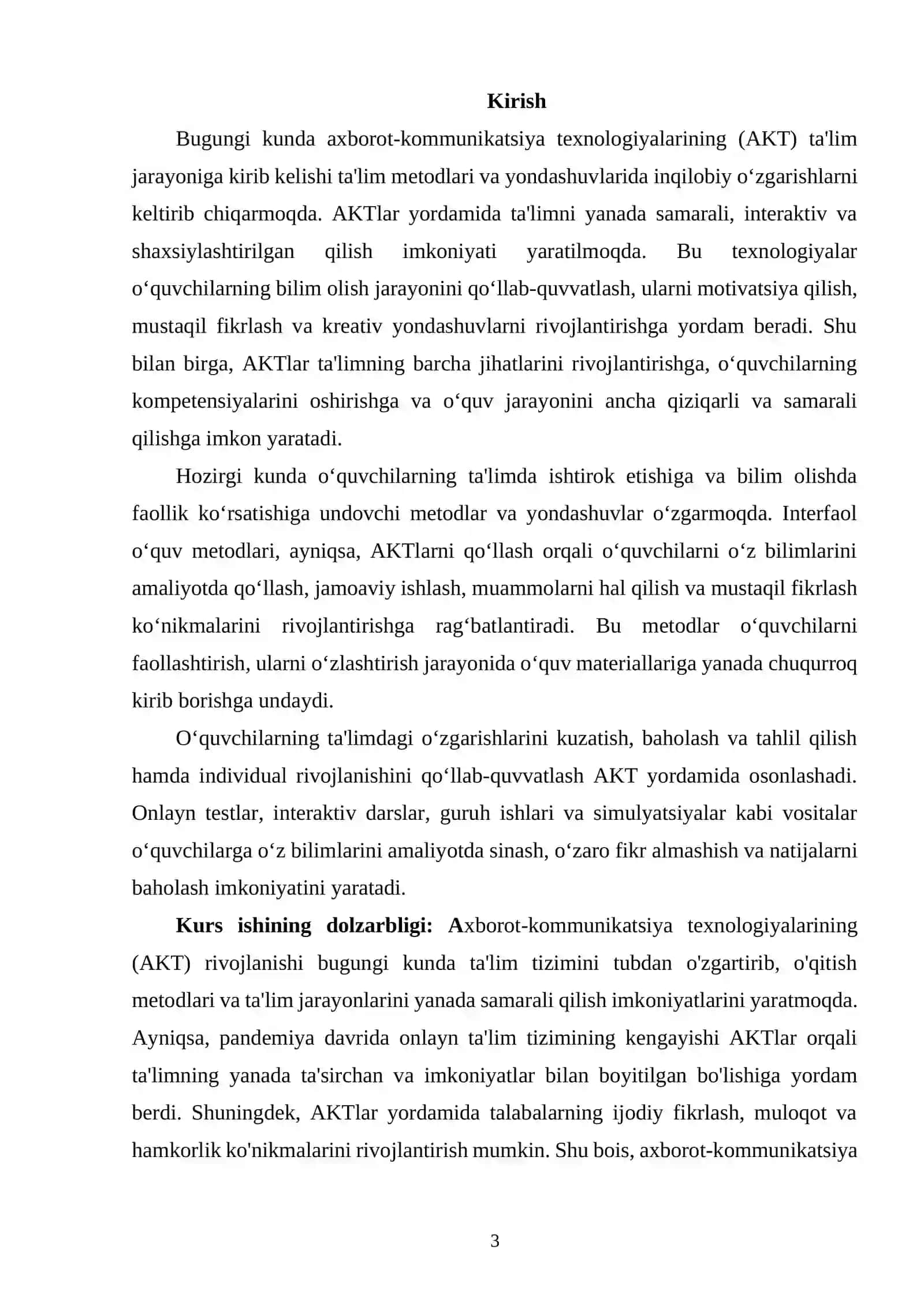 Ta'limda Axborot-Kommunikatsiya Texnologiyalarning Roli 2