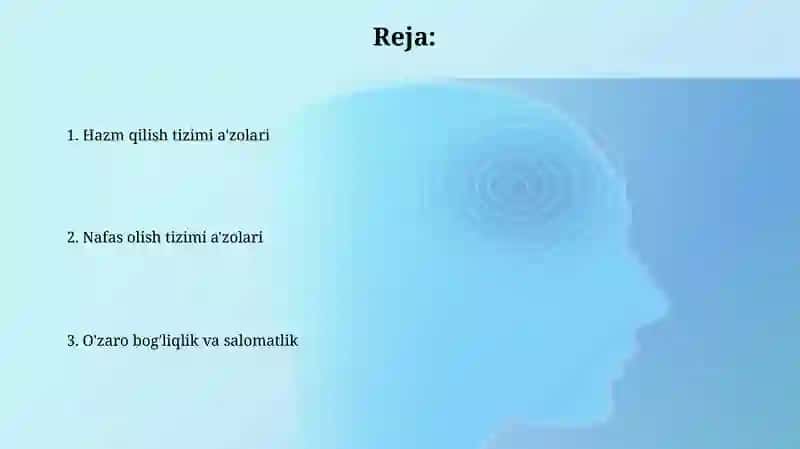 Hazm tizimining a'zolari 2