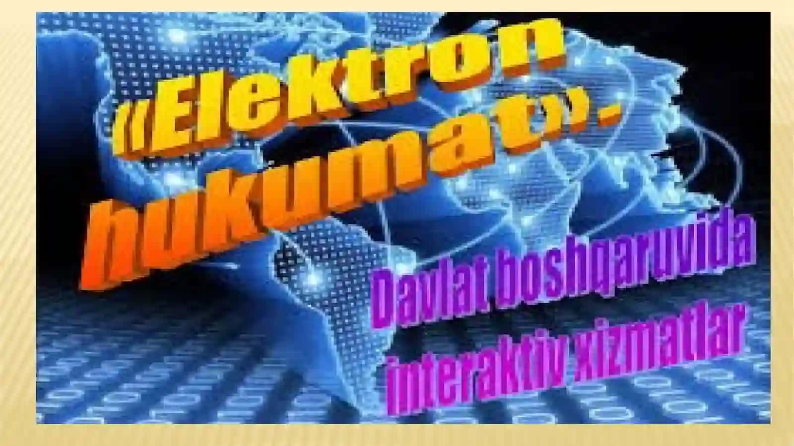 Elektron hukumat tahlili 2