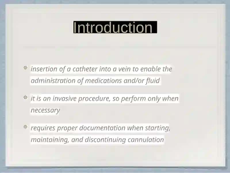 IV Cannulation 2