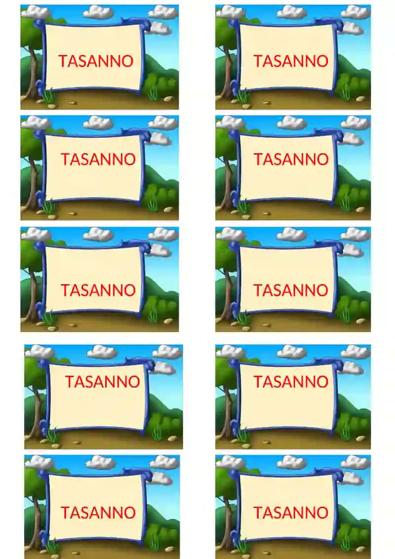 TASANNO TASANNO 2