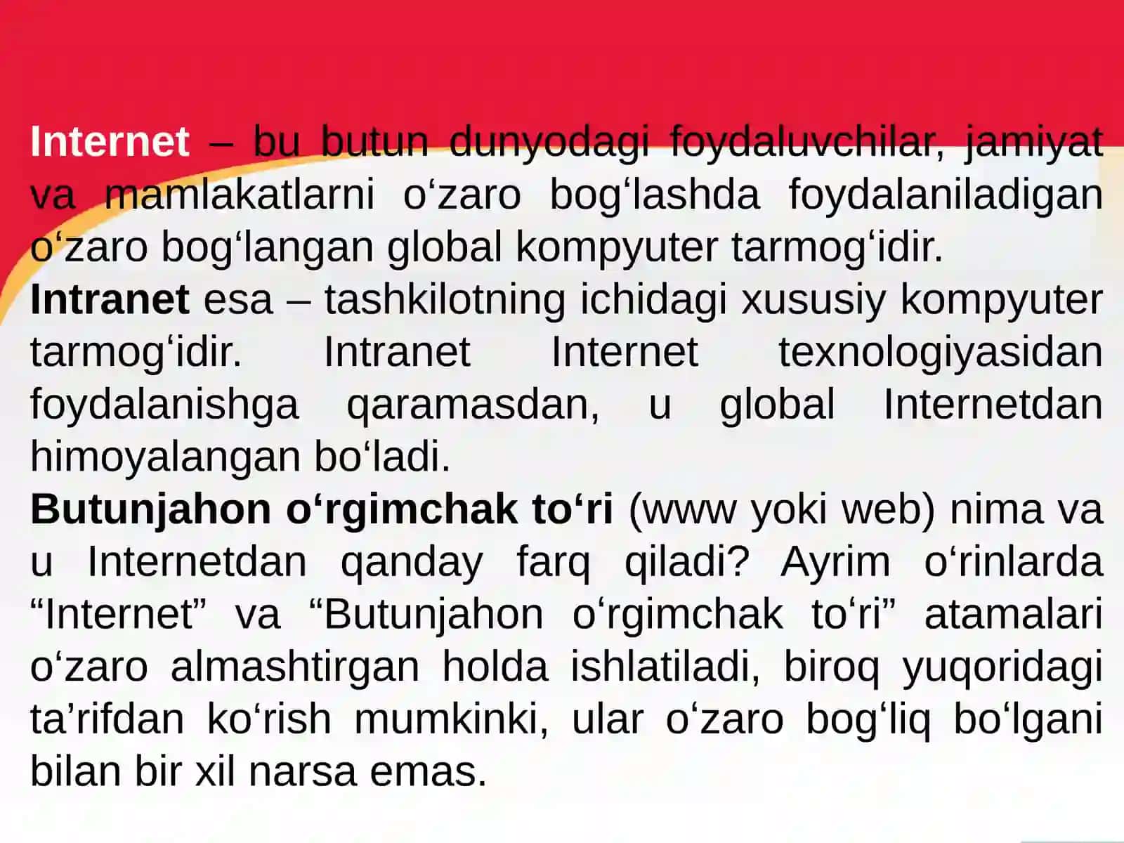 Internetdan foydalanish 2
