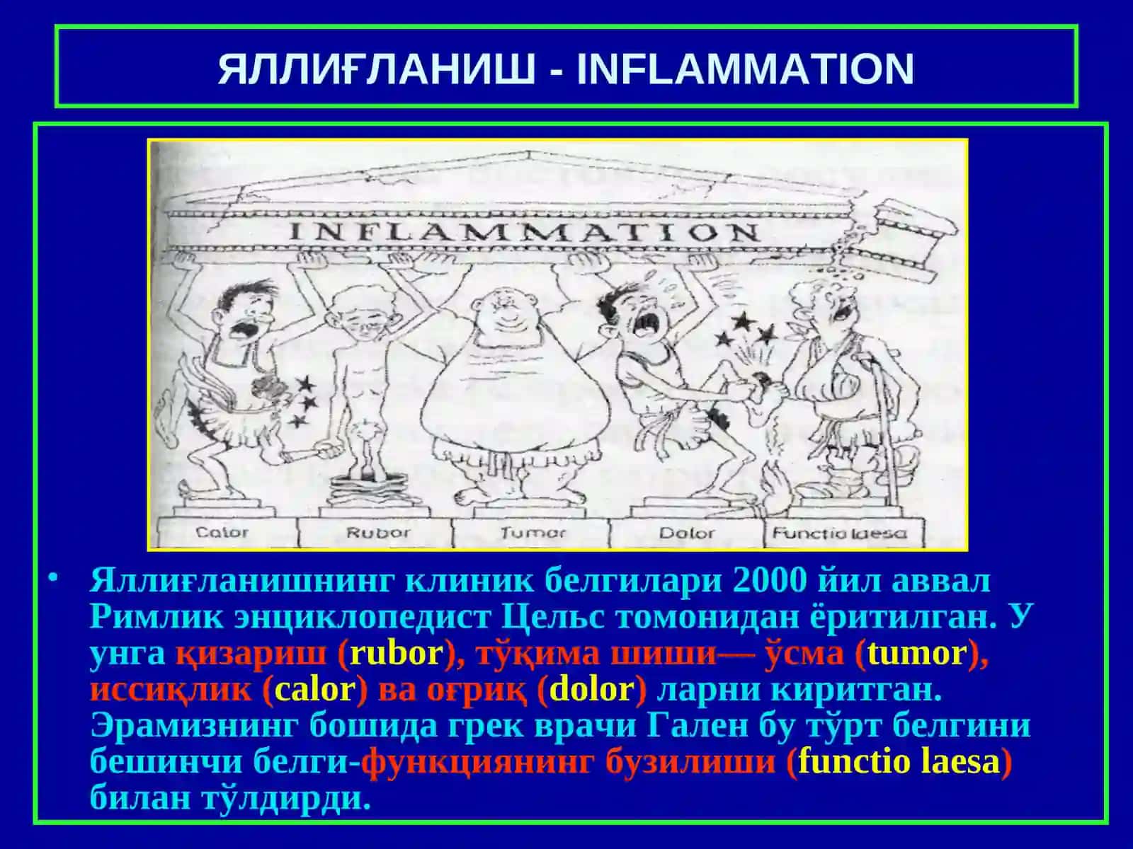 ЯЛЛИҒЛАНИШ -INFLAMMATION 2