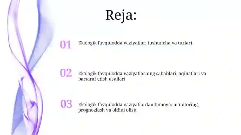 Ekologik favqulodda vaziyatlar: tushuncha va turlari 2