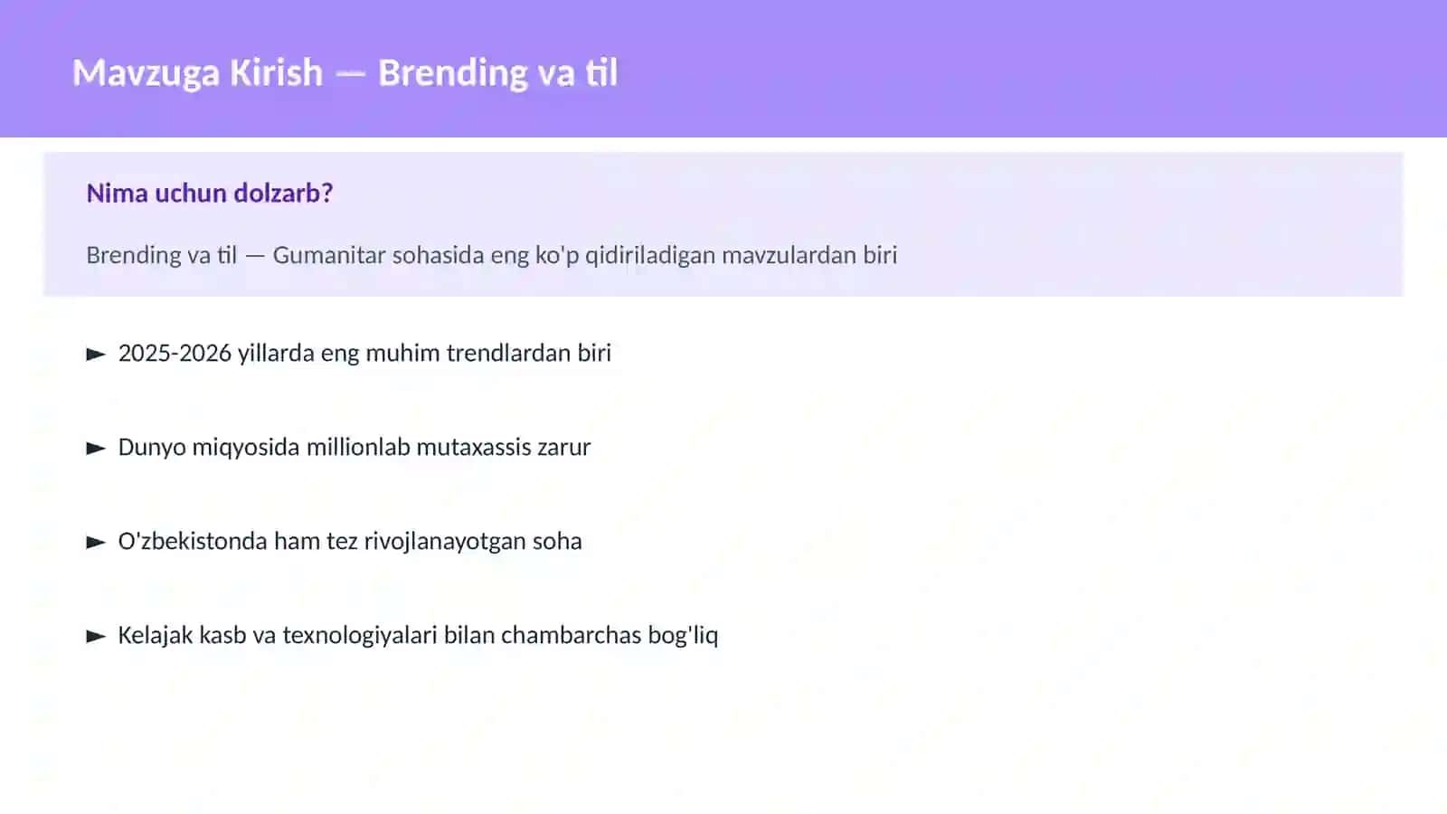 Brending va til 2