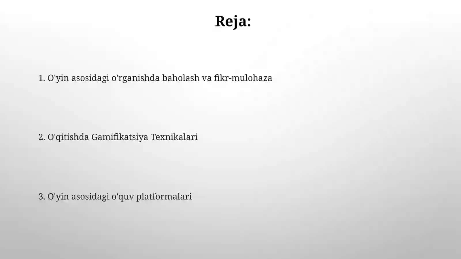 Integratsiyalashgan ta'limda o'yin texnologiyalari 2