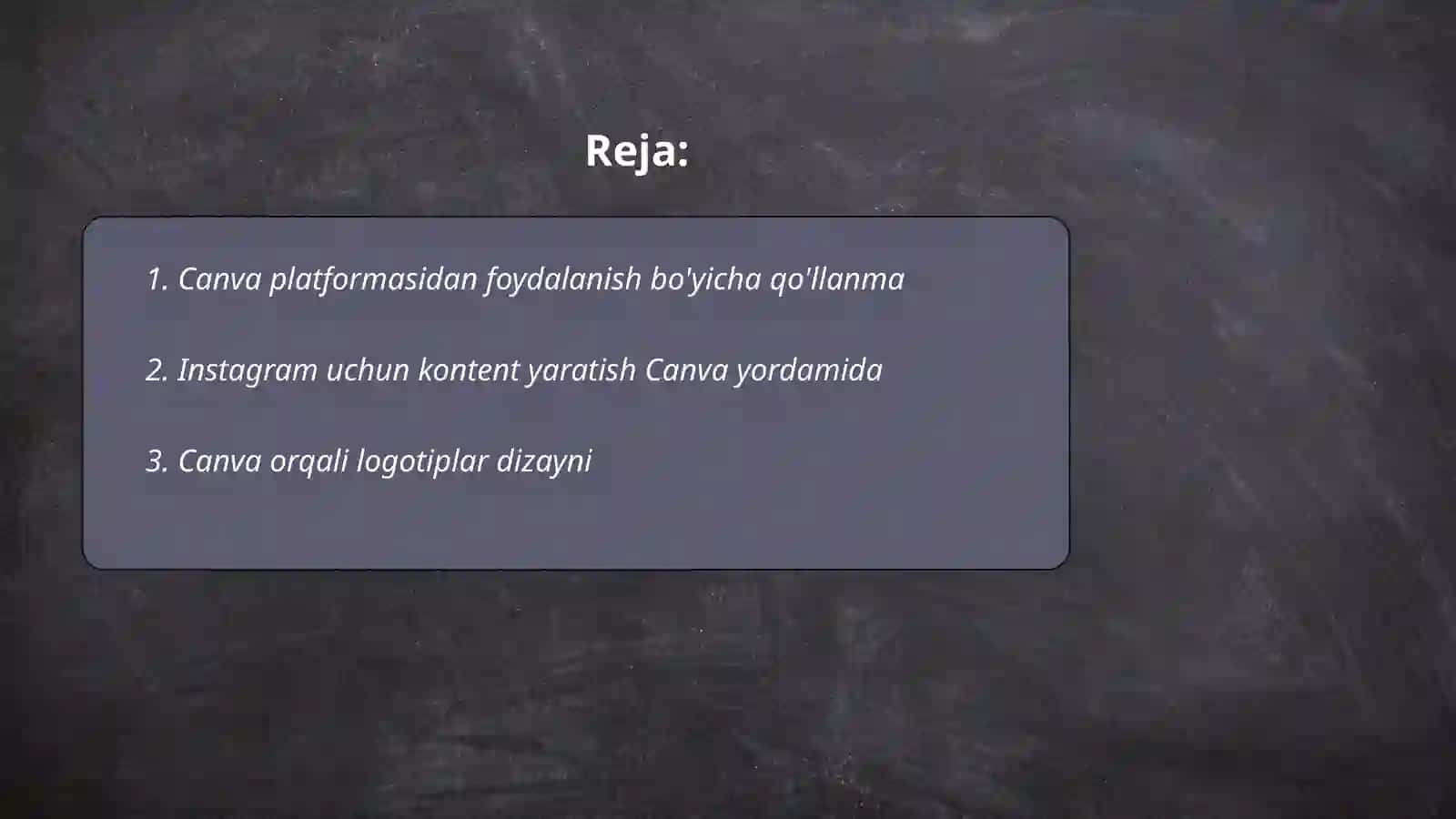 Canva.com platformasida kontent yaratish 2